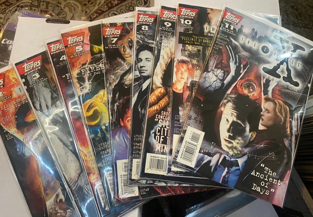 X-FILES LOT 2 -11 COMIC BOOKS INCLUDING NM TOPPS COMICS 1995 List in descript