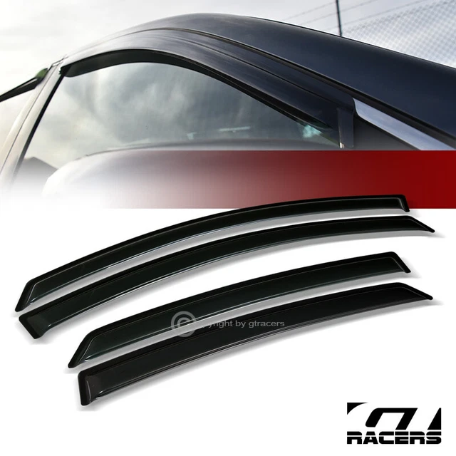 For 2013-2020 Ford Fusion Sun/Rain Guard Smoke Shade Vent Deflector Window Visor