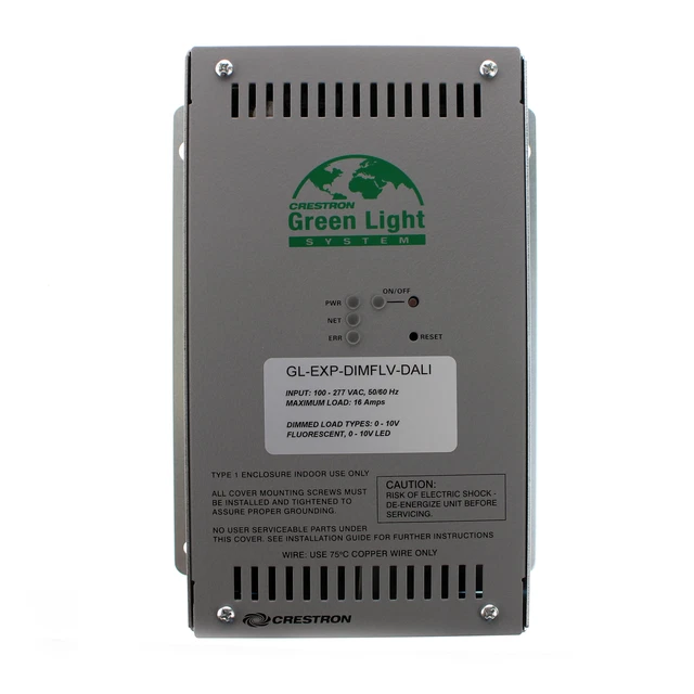 Crestron Gl-Exp-Dimflv-Dali Dimmer Expansion Module, Dali, 120/277V, 16A, 0-10V