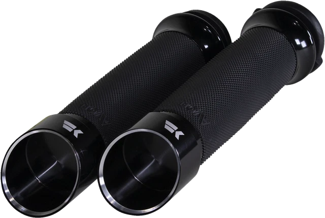 Khrome Werks Edge Contour TBW Hand Grips fits 2008-2022 Harley Touring Softail
