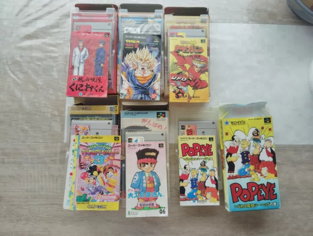 Lote Super Famicom juegos japoneses, usados 3