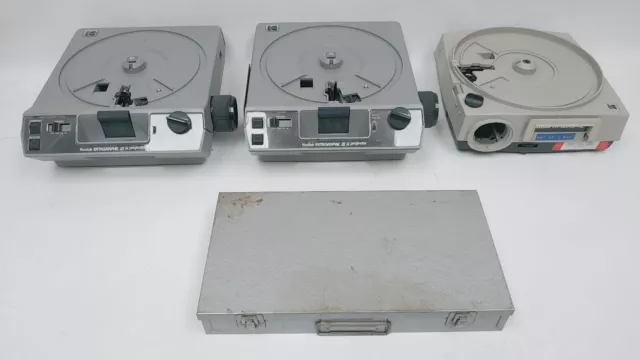 Lot of 3 Kodak Carousel Ektagraphic Slide Projectors for Parts/Repair