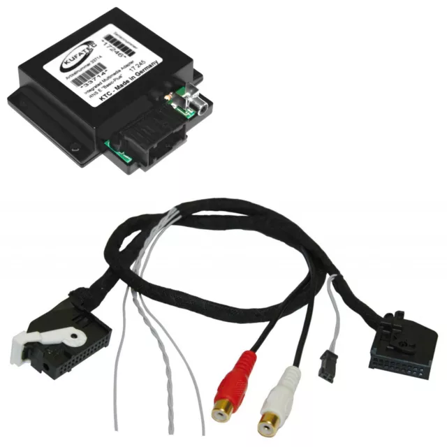 Original Kufatec Multimedia Adapter DVD DVB-T für Navi Radio VW MFD 3 / RNS 510