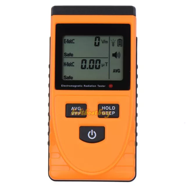 Digital LCD Electromagnetic Radiation Detector Meter Dosimeter Tester Counter 3