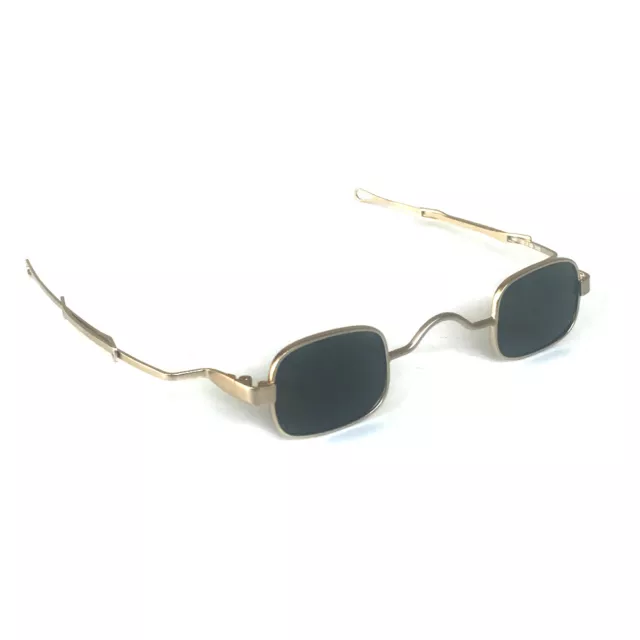 unisex round Goth Steampunk stainless steel sunglasses unusual unique Hi Tek