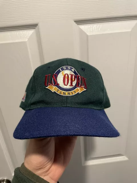 Vintage US OPEN Tennis Hat 1994 Green One Size Fits All 90s SnapBack Hat