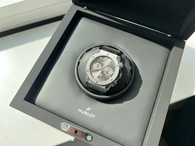 Hublot Classic Fusion Chronograph Gray Men's Watch - 541.NX.7070.LR W full Box