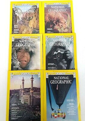 National Geographic Magazine Nat Geo 1/2 YEAR  July-December 1978