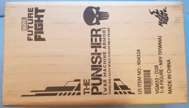 Hot Toys The Punisher War Machine Armor Marvel 1/6 Figure VGM33D28 USA SEALED