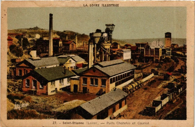 Saint Etienne - SAINT-ETIENNE LE PUITS CHATELUS USINE INDUSTRIE TRAIN