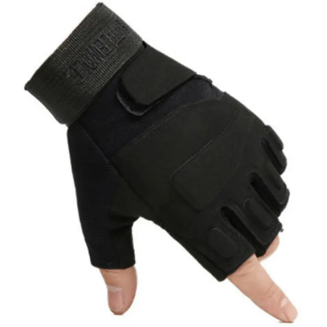 Outdoor Tactical Gloves Sport Gloves Half Finger Military Men  Fingerless Gloves
