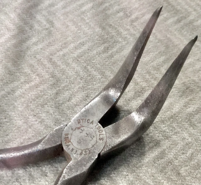 Utica Tools USA No. 888-6 Bent Curved Needle Nose Pliers