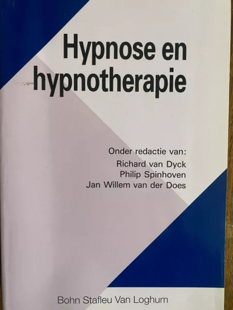 Hypnose en hypnotherapie Néerlandais rare