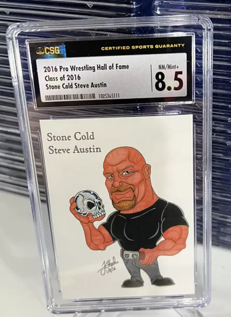 Stone Cold Steve Austin class of 2016 Pro wrestling Hall of Fame CSG 8.5