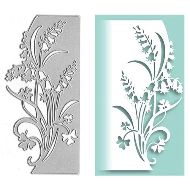 Matrice Découpe Métal Fleur & Muguet - Pour Scrapbooking, Cartes, DIY