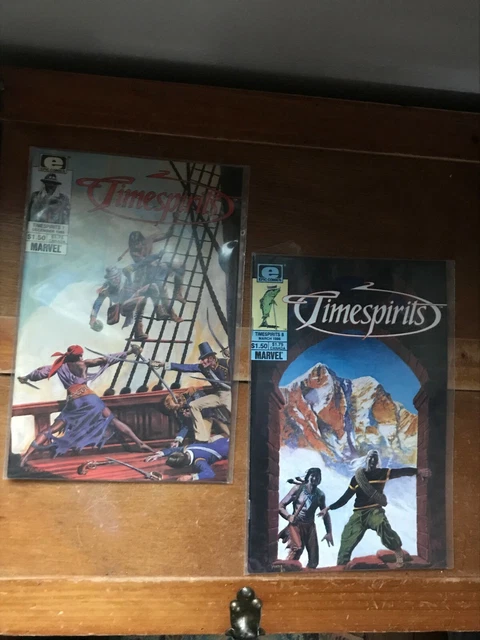 Lot of 2 Epic Comics Timespirits 7 8 Marvel 1985 1986 Comic Books – VERY GOOD