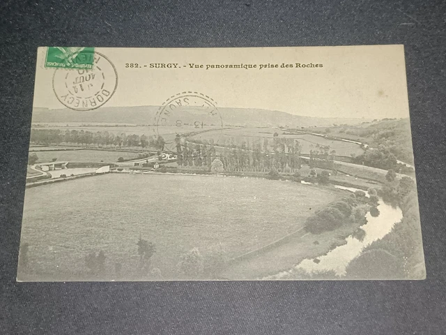 CPA - 58 - SURGY - Vue panoramique prise des Roches