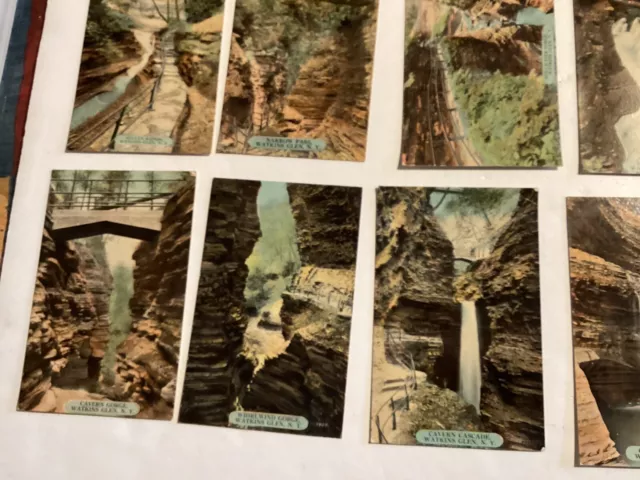 Early Watkins Glen Ny New York Many View All Different Rare 50 Card Postcard Set 3