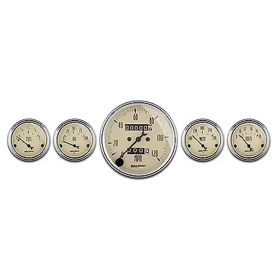 AutoMeter A/B 5pc. Gauge Kit w/Mech. Speedo - 1808