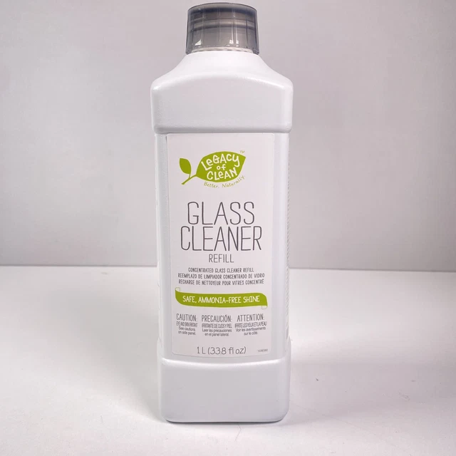 AMWAY GLASS CLEANER Refill Legacy Of Clean 33.8 Fl Oz Bottle Sealed New