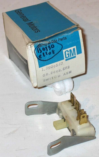 1967-1968 Camaro Chevelle Skylark LeMans NOS backup switch 3909537