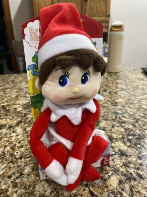 Elf On The Shelf Plushee Pals Blue Eyed Girl New Christmas