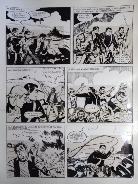 Grande Planche originale remontée 8 Dans la mine Western