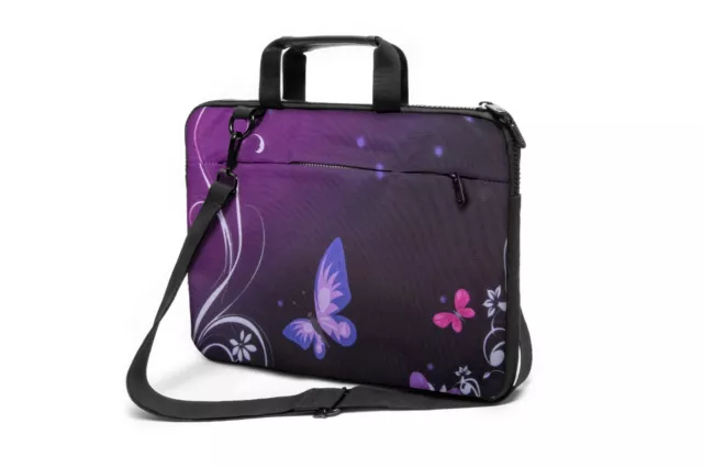 17"- 17.3" inch Shoulder Laptop Messenger Solid Strong Canvas Sleeve Case Bag