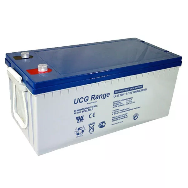 Batterie GEL camping car bateau 12v 200ah UCG200-12 Ultracell sans entretien