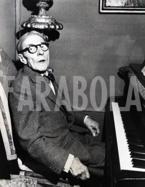 Photo de presse vintage Musique Classique Alfred Cortot tirage 24x30 CM