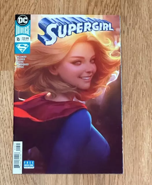 SUPERGIRL #16 (2018) DC UNIVERSE COMICS VARIANT COVER by ARTGERM!