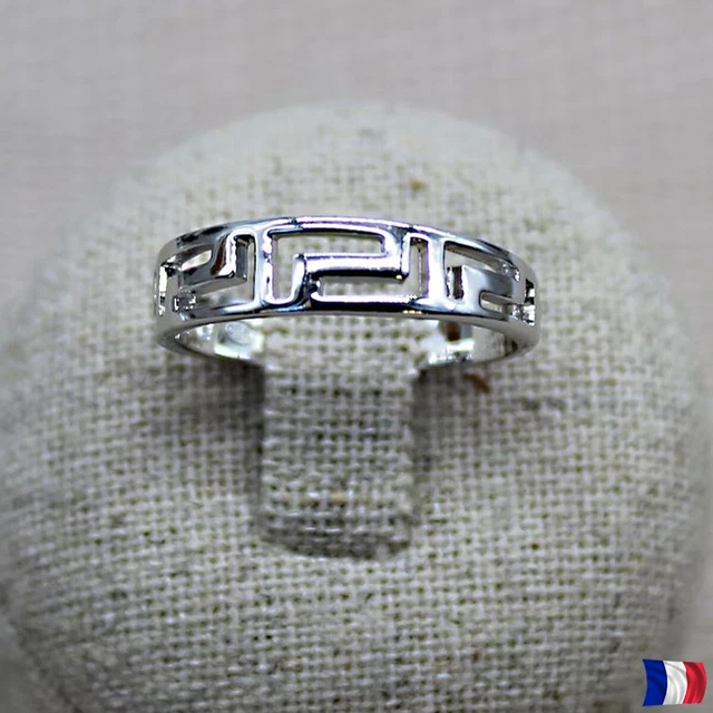 Bague Tribale En Argent 925 Massif - Tailles 50 à 62, Neuve Avec étiquettes, Origine France