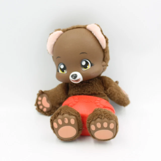 Doudou peluche sonore ours marron couche ZOOPY BAOBAB - 26049