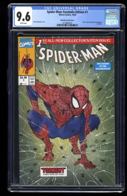 Spider-Man: Facsimile Edition #1 CGC NM+ 9.6 White Pages Momoko Variant