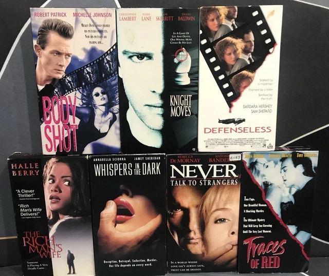 EROTIC THRILLER VHS LOT 7 Movies Halle Berry Peter Greene RARE BUNDLE erotic-thriller-vhs-lot-7-movies-halle-berry-peter-greene-rare-bundle