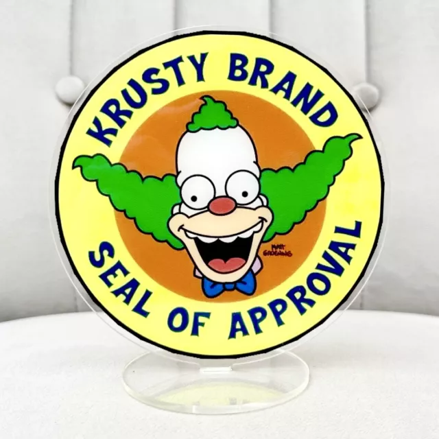 The Simpsons Krusty The Clown Figure Vintage World of Springfield WOS Kidrobot