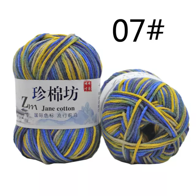 Chic 30 Colors Soft Crochet Yarn DIY Hand Milk Baby Cotton Knitting Wool Yarn