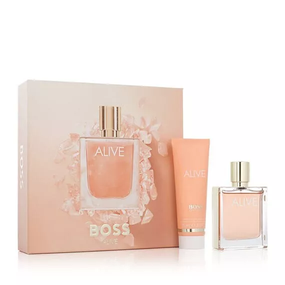 Coffret Eau de Parfum HUGO BOSS ALIVE 50 ML +Lait pour corps 75 ML Pour Femme