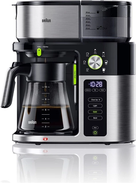BRAUN Kaffeeautomat KF 9050 BK MultiServe