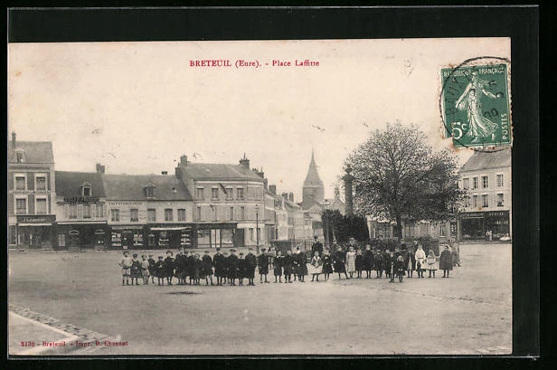 CPA Breteuil, Place Laffitte 1909