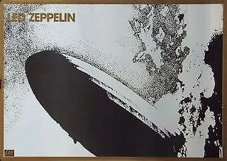 Led Zeppelin : 1 Remastered : Rare original 1990's UK promo poster