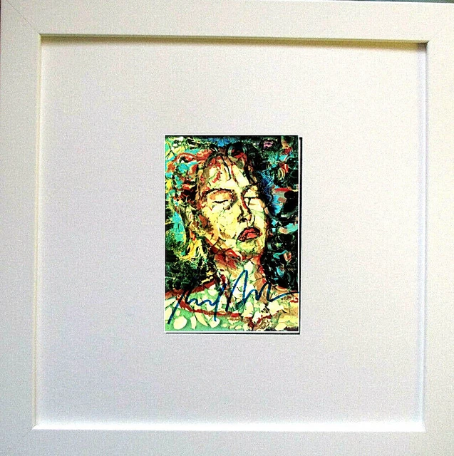 Julian Beak Jaqueline Hand-Signiert, Multiple Hand-Signed+Frame