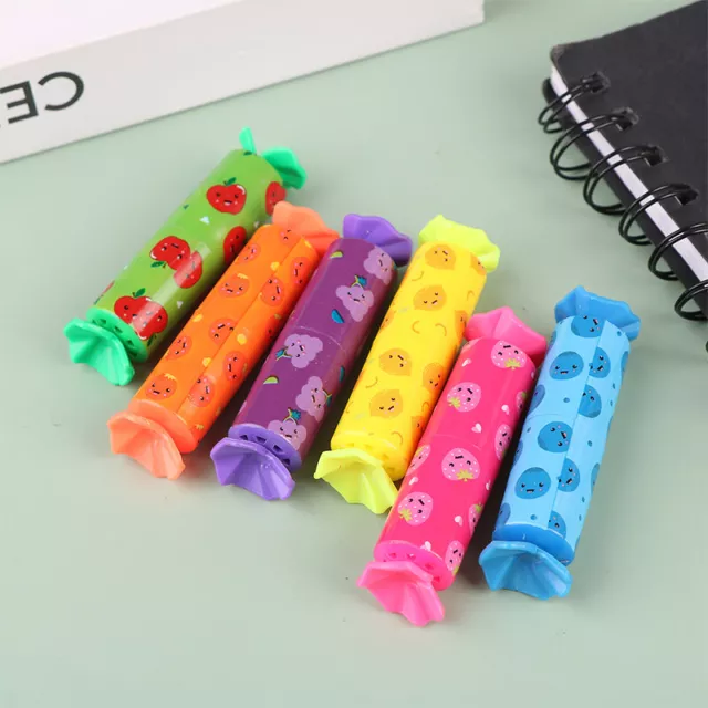 1/6Pcs Mini Highlighter Candy Pastel Highlighter School Office Supplies BII