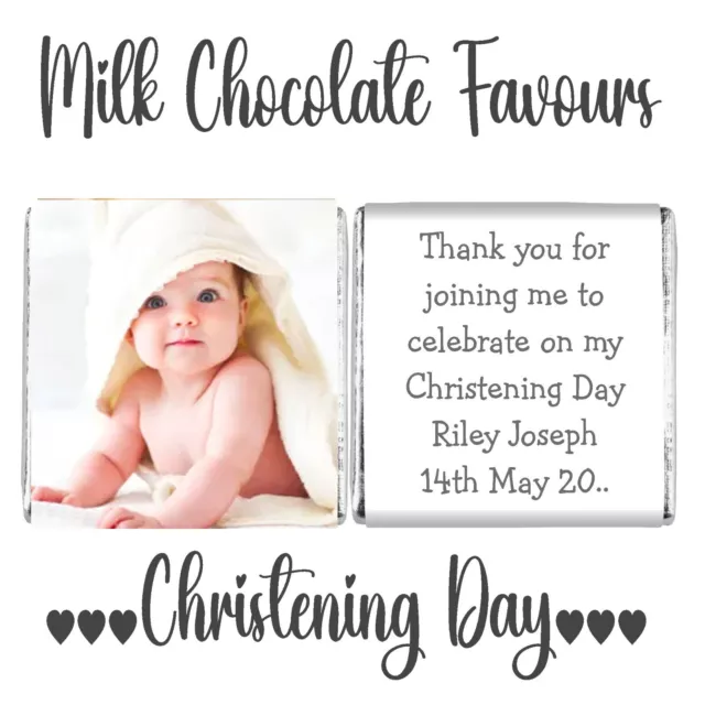 Personalised Milk Chocolate Square Favours Your Photo & Text Design