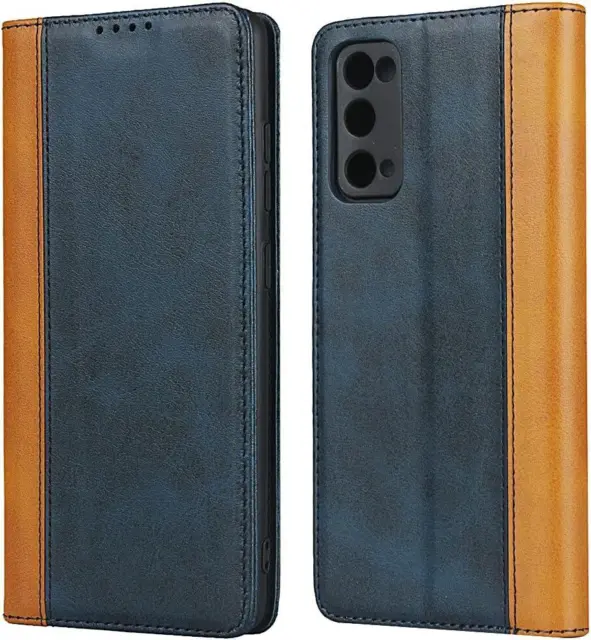 Case for Samsung Galaxy S20 FE,Premium Leather Folio Flip Wallet Cover-6.5"-Blue