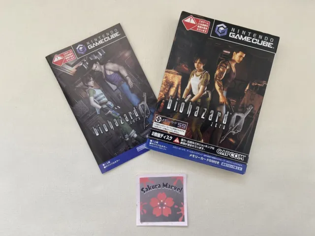 Nintendo GameCube Biohazard 0 Resident Evil ZERO + Memory Card GC NTSC-J Japan