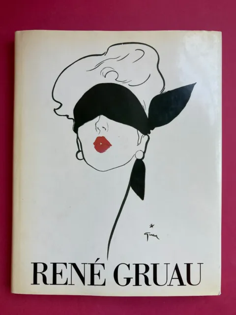 Livre René Gruau Herscher mode Joëlle Chariau 1984 dessin illustration Dior