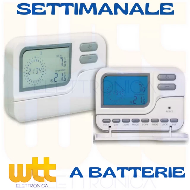 Cronotermostato Programmabile HP-510 - Termostato Digitale Settimanale Con Funzione Energy Saving Termostato Termosifoni - Foto 7