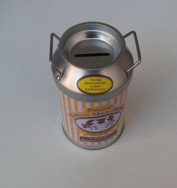 ORIGINAL SAHNE MUH-MUHS Sahnetoffees tolle Spardose oder Stiftebox EUR ...