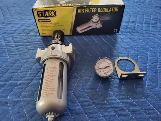 3/8" Air Filter Regulator 150psi pressure - Stark